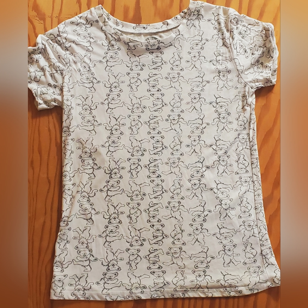 Grateful Dead size Small white/black